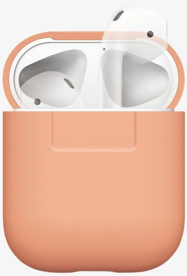 Чехол Elago Silicone Peach для Airpods